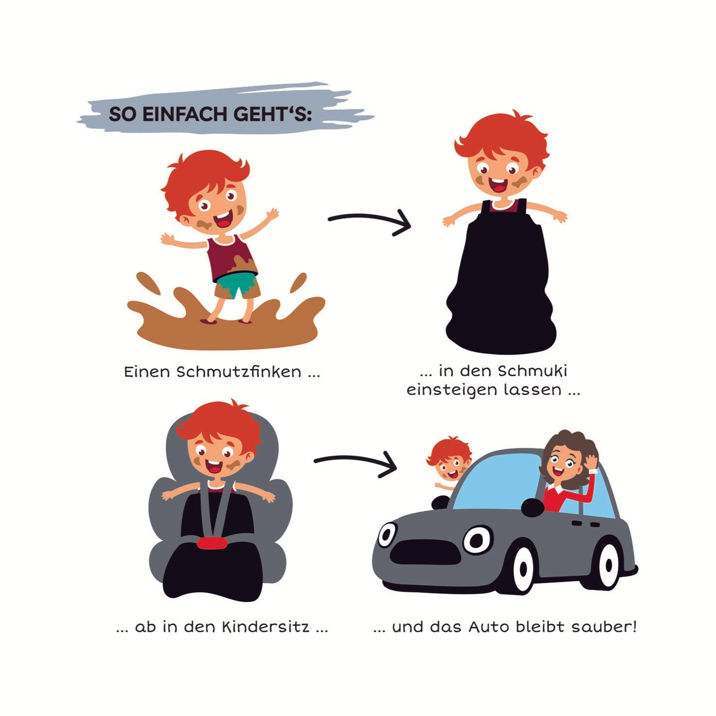 Kinder-Schmutzsack fürs Auto